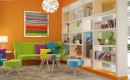 Mẫu thiết kế không gian nội thất colorful